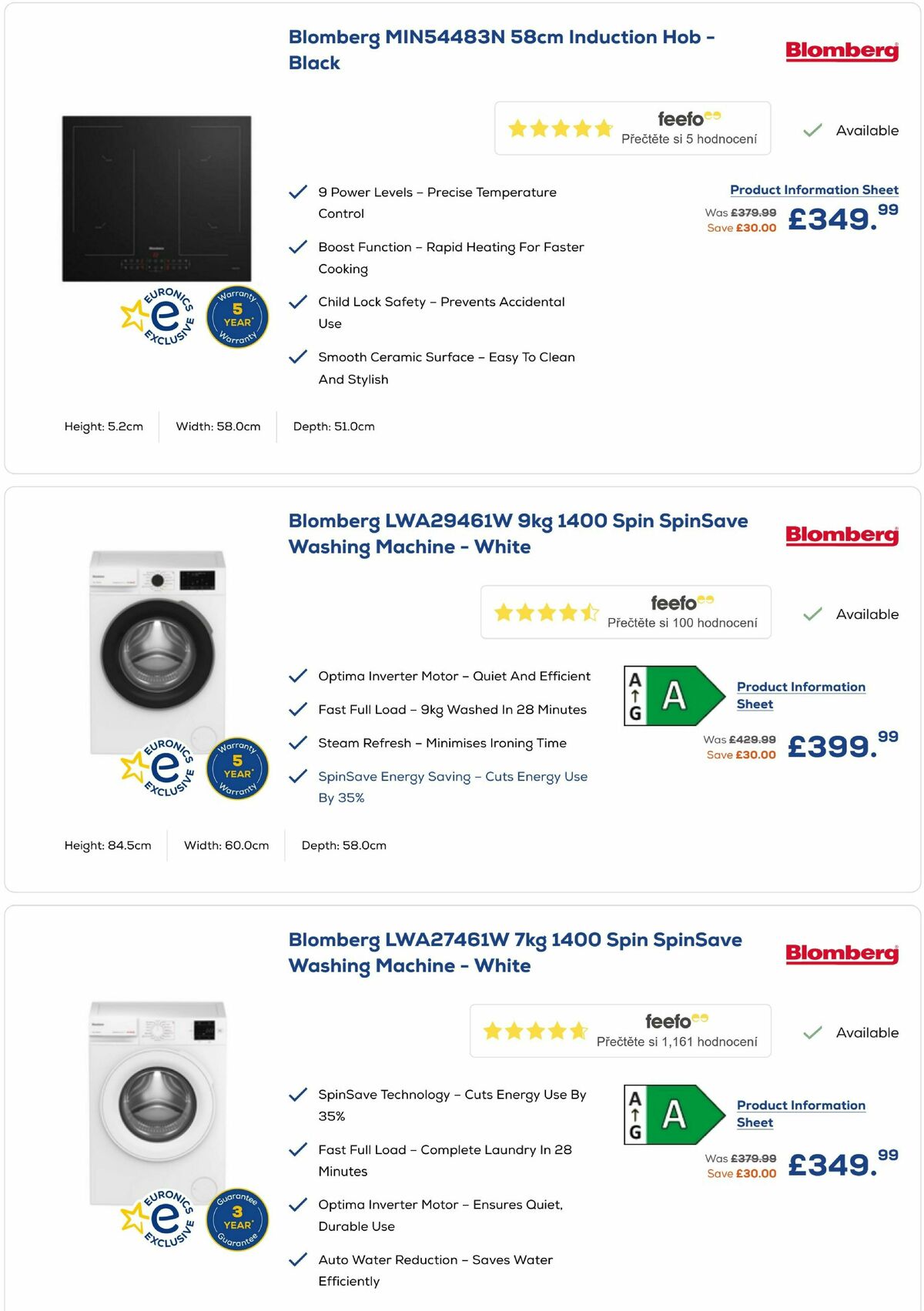 Euronics Offers from 29 April