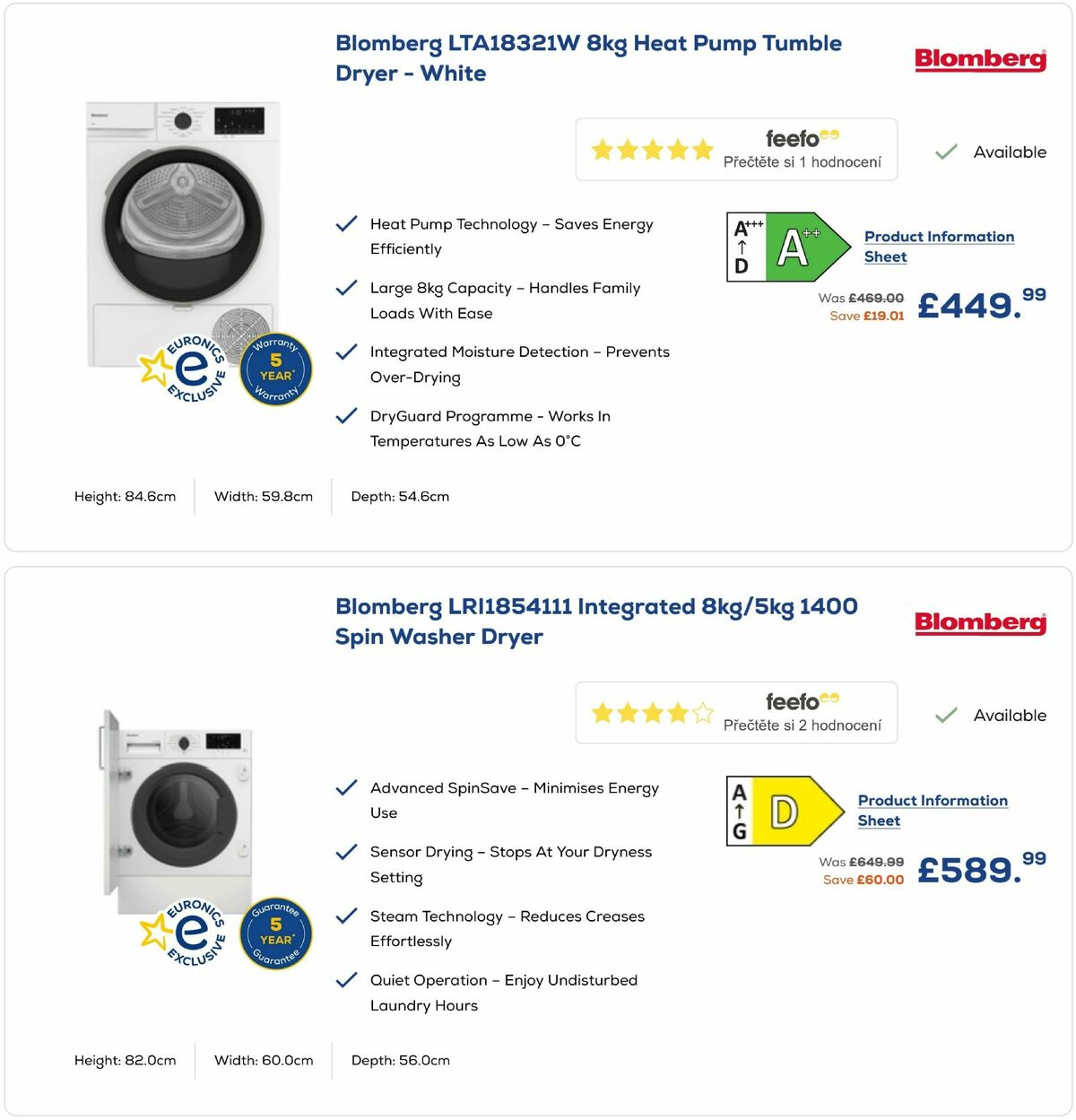 Euronics Offers from 29 April
