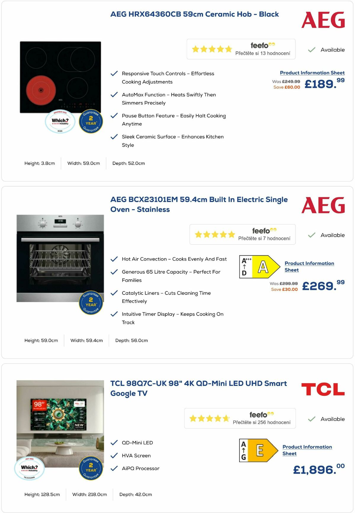 Euronics Offers from 29 April