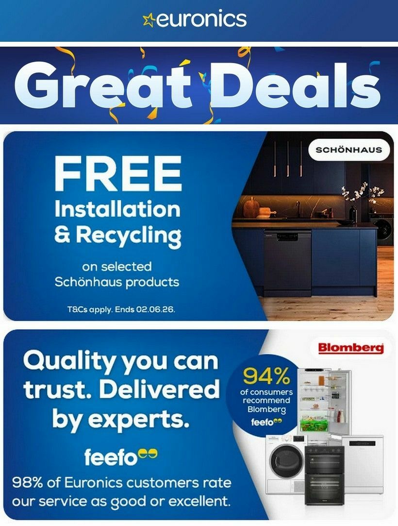 Euronics Offers from 14 May
