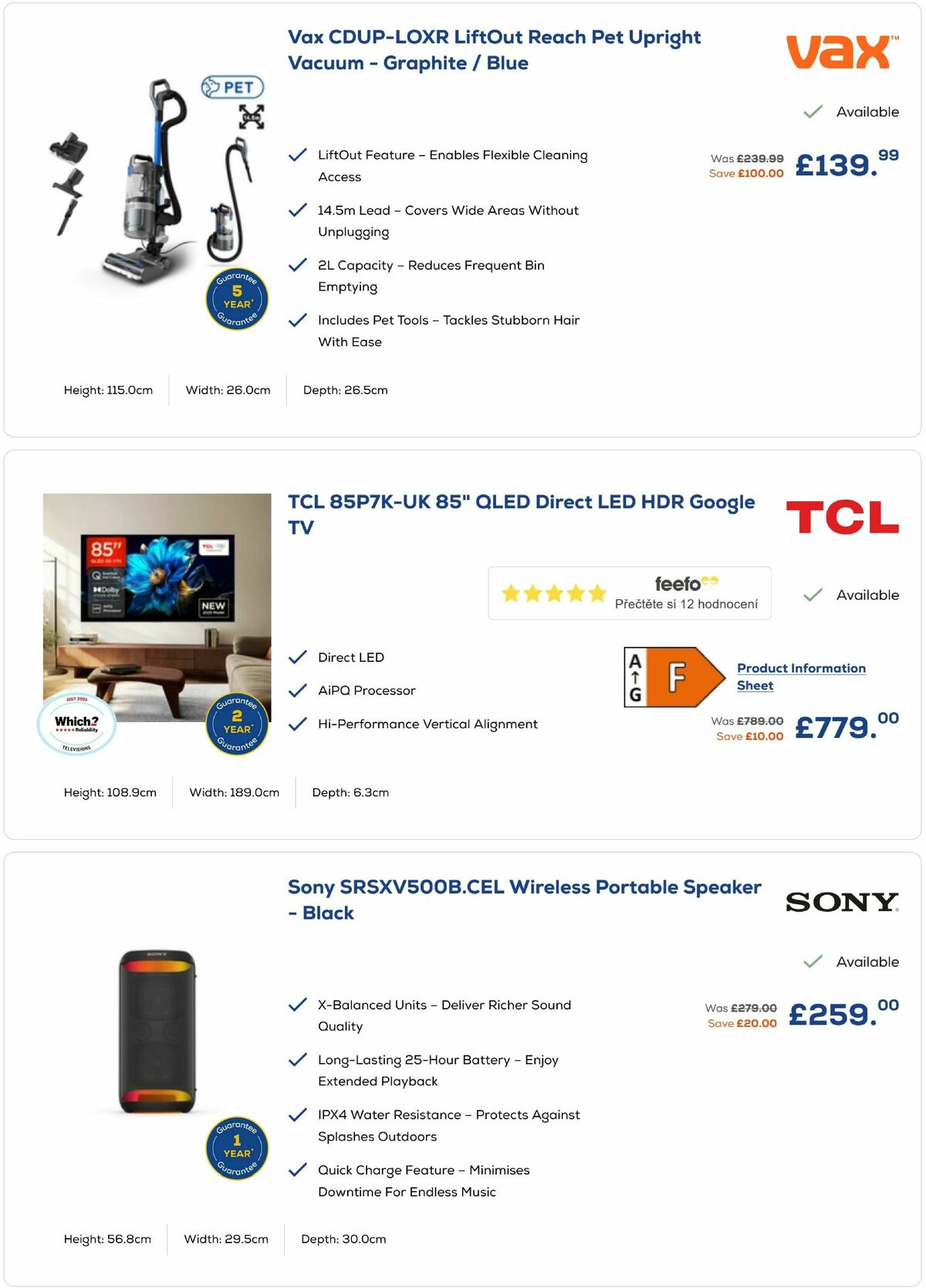 Euronics Offers from 14 May