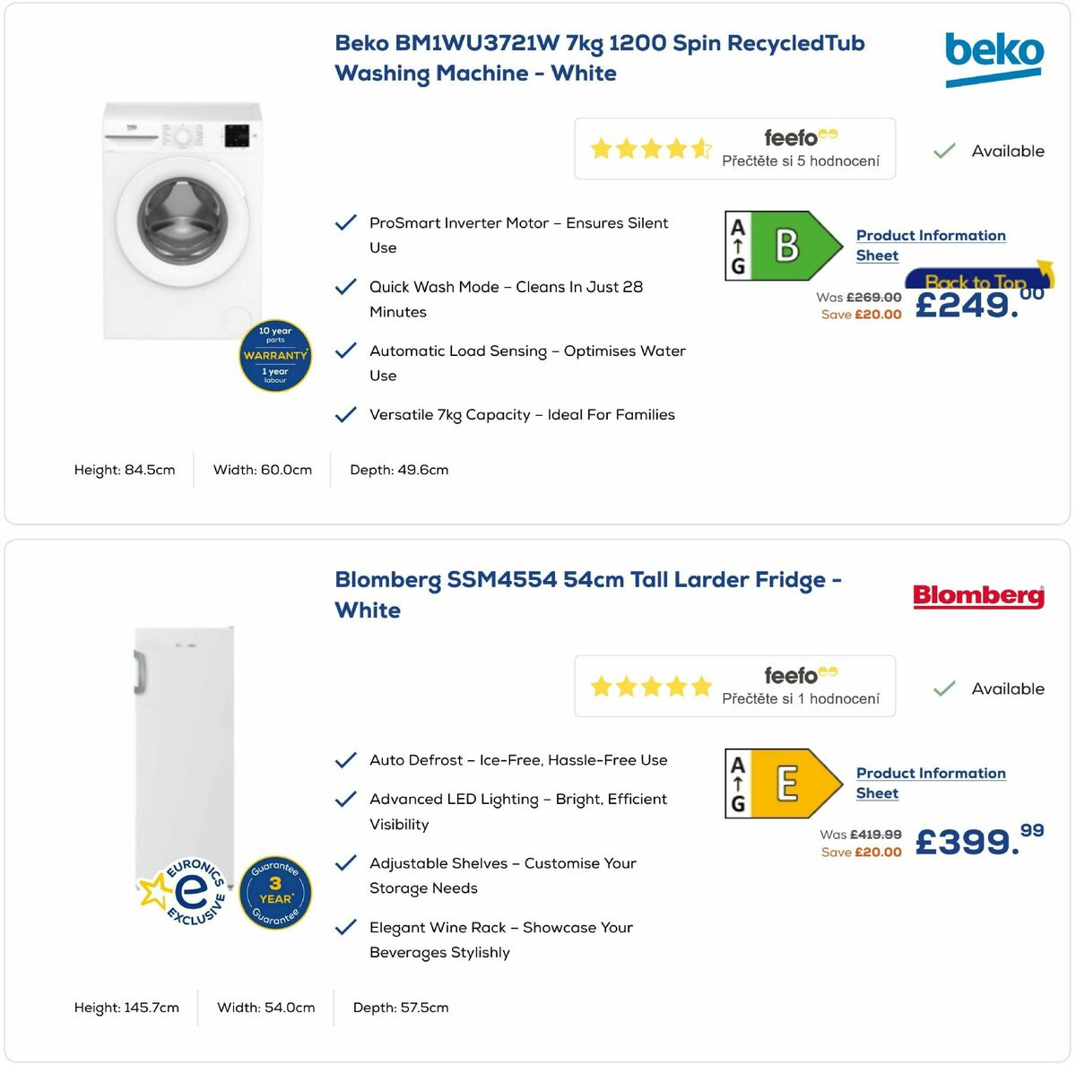 Euronics Offers from 14 May