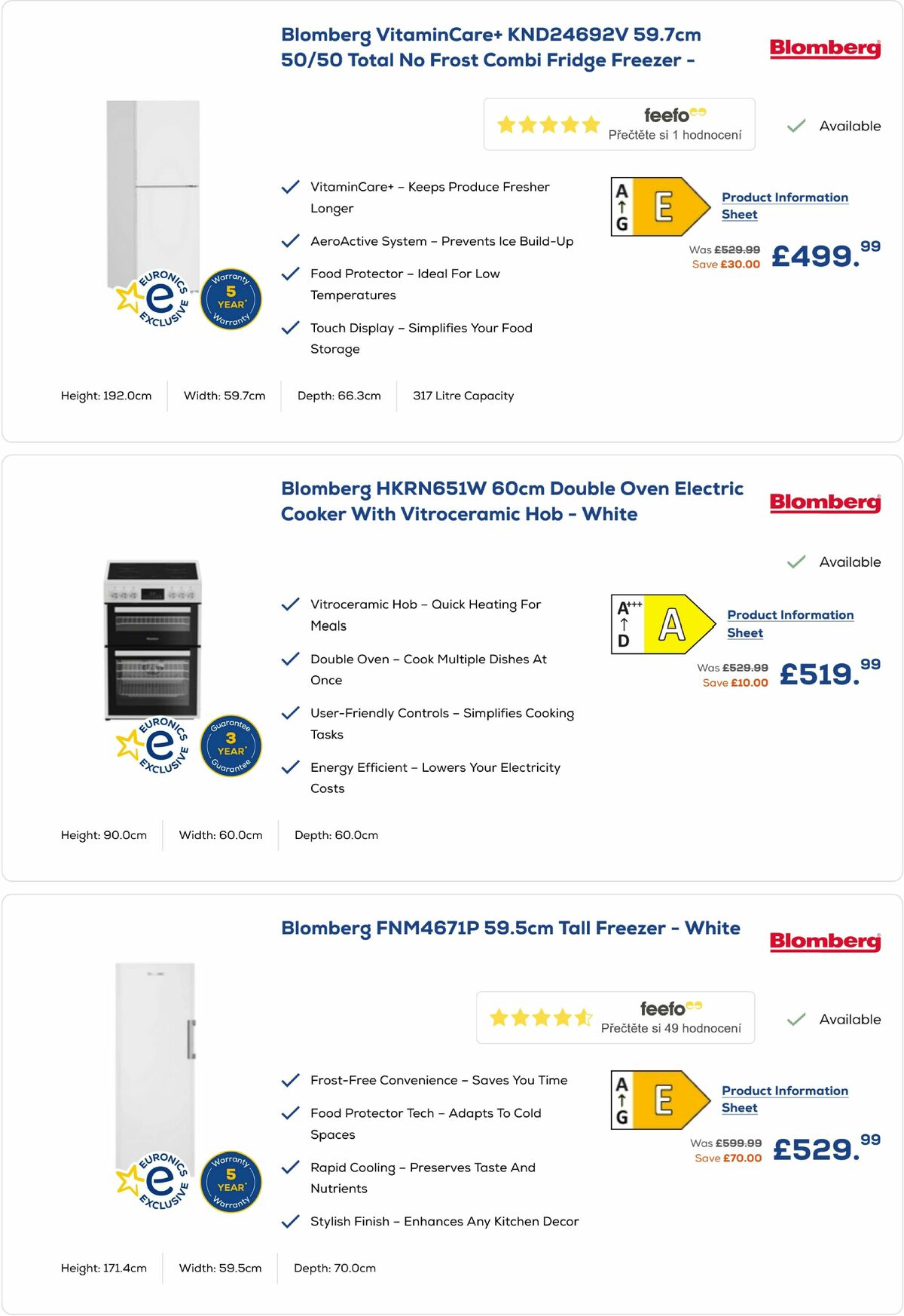 Euronics Offers from 14 May