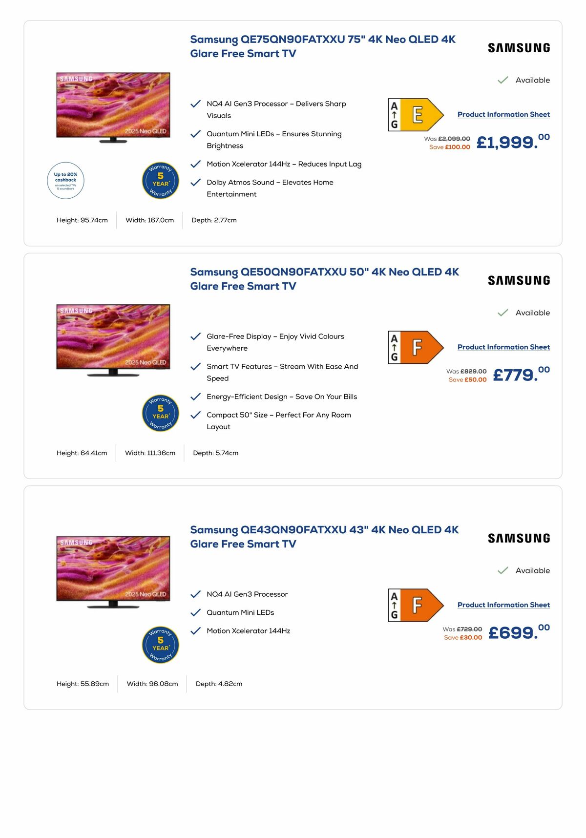 Euronics Offers from 3 June