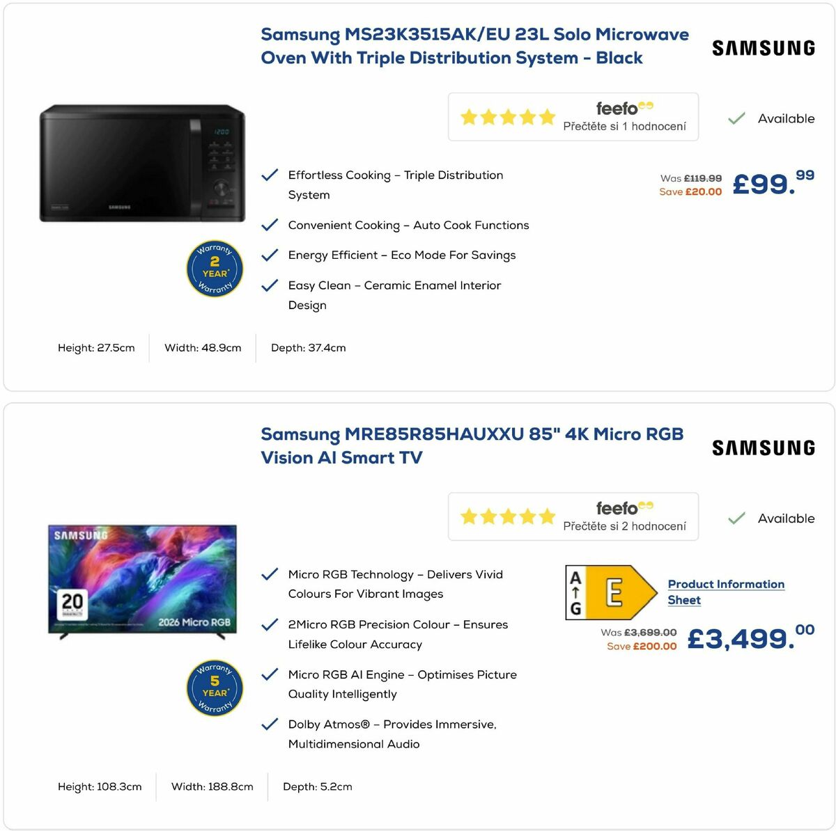 Euronics Offers from 25 July