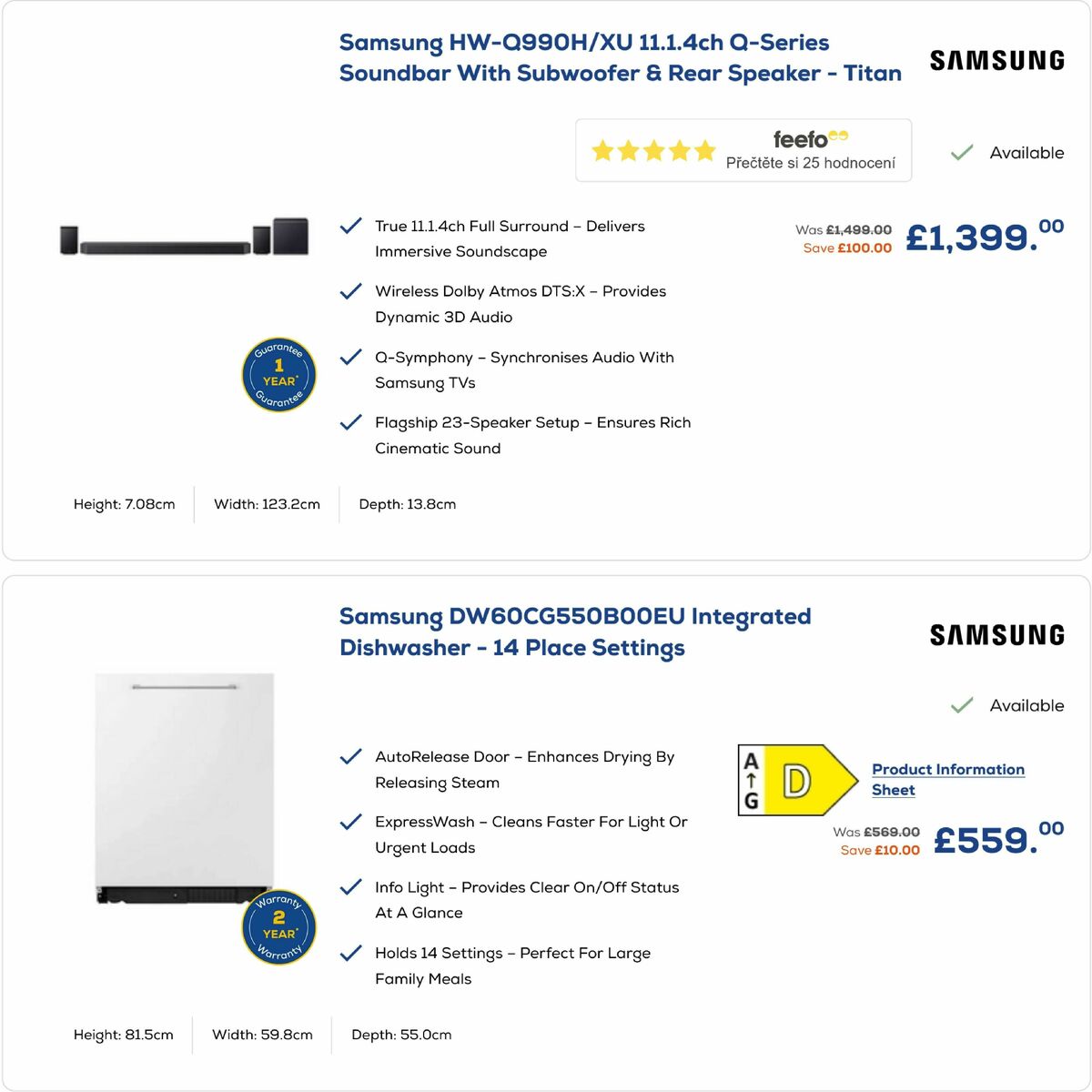 Euronics Offers from 25 July