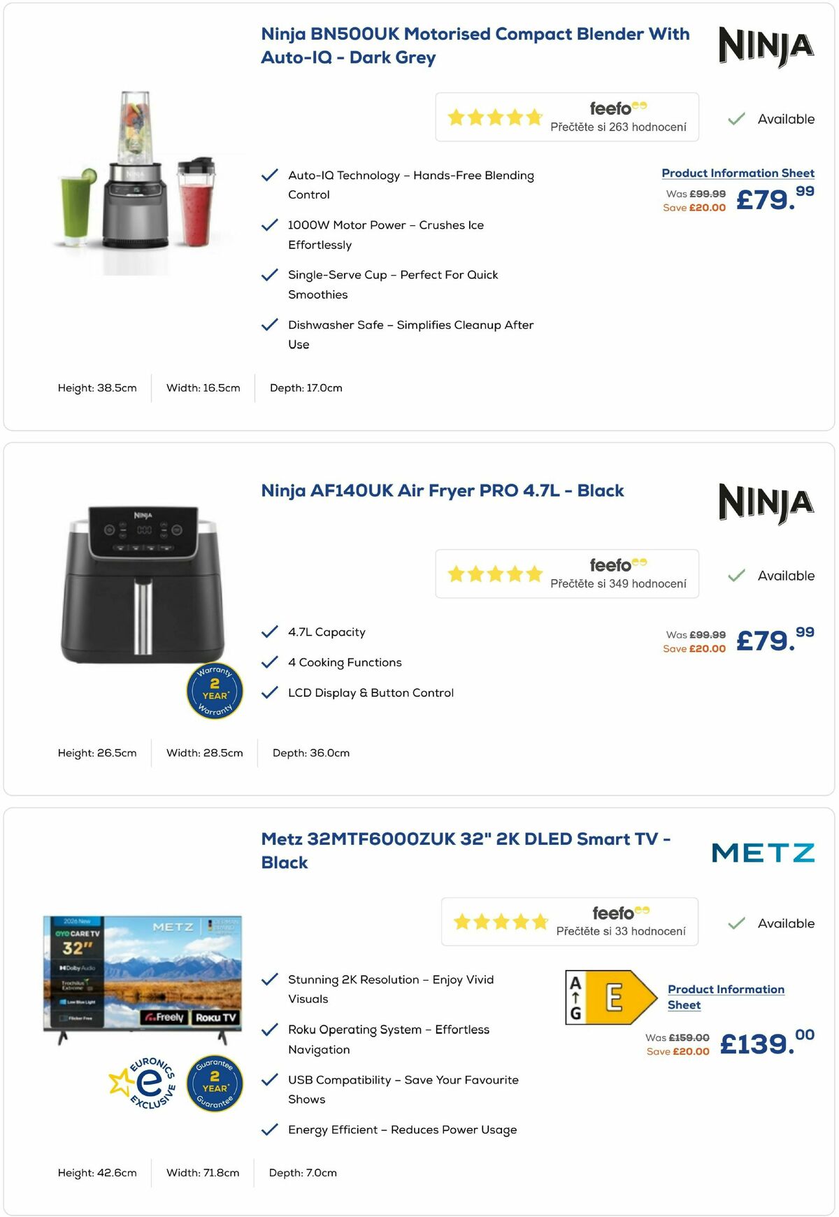 Euronics Offers from 25 July
