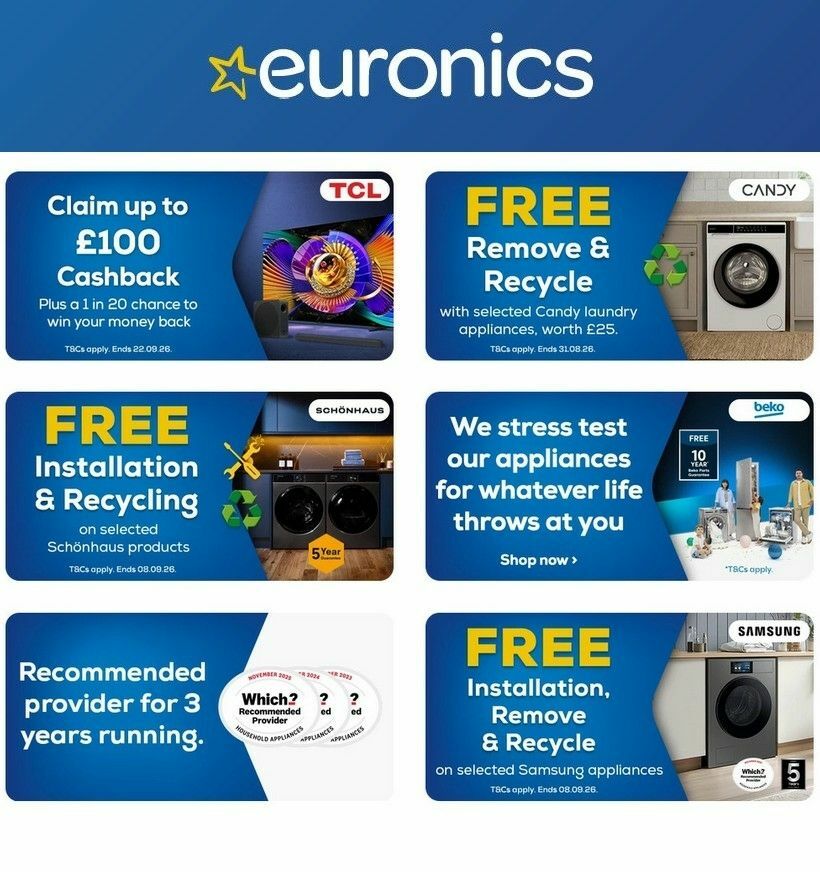 Euronics Offers from 21 August