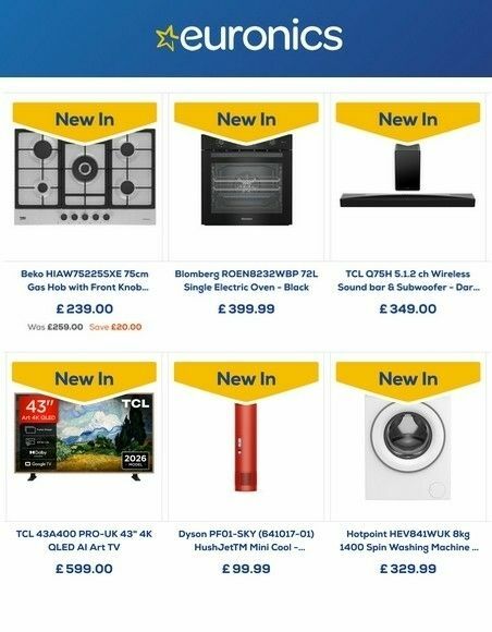 Euronics Offers from 9 September