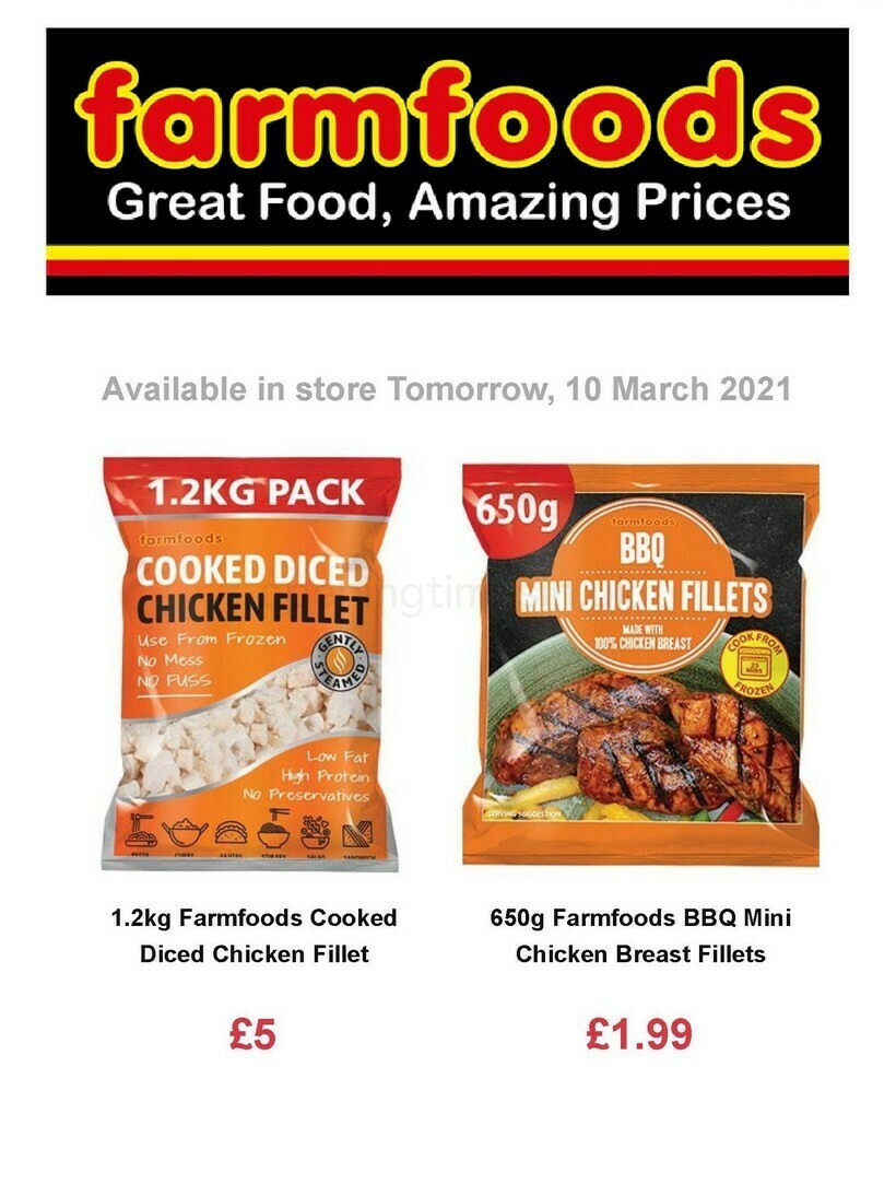 Farmfoods Offers from 10 March