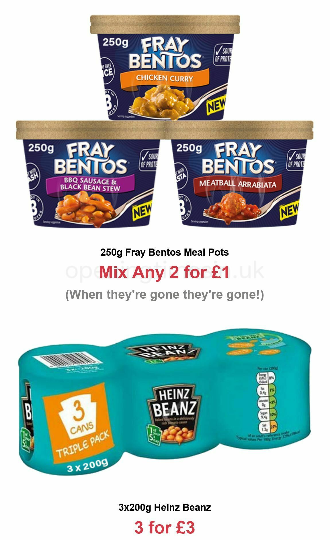 Farmfoods Offers from 3 November