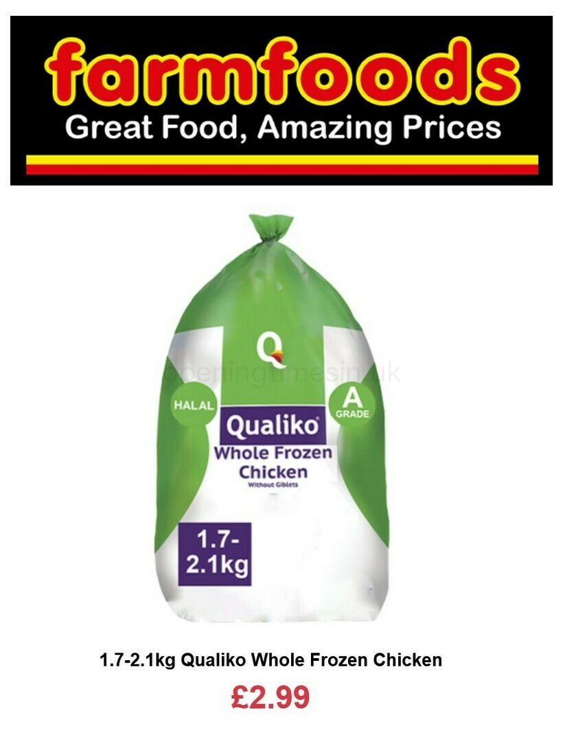 Farmfoods Offers from 4 May