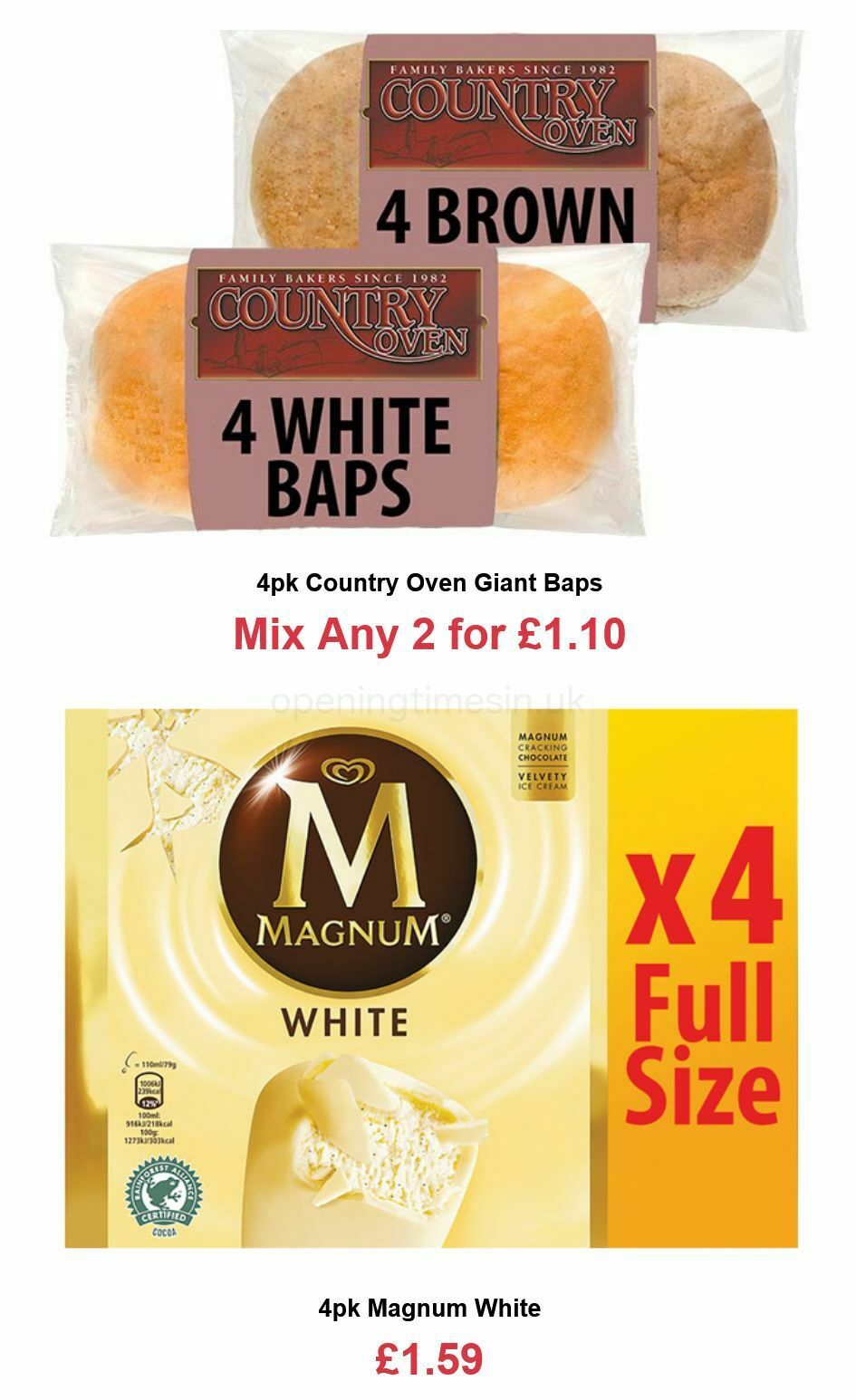 Farmfoods Offers from 4 May