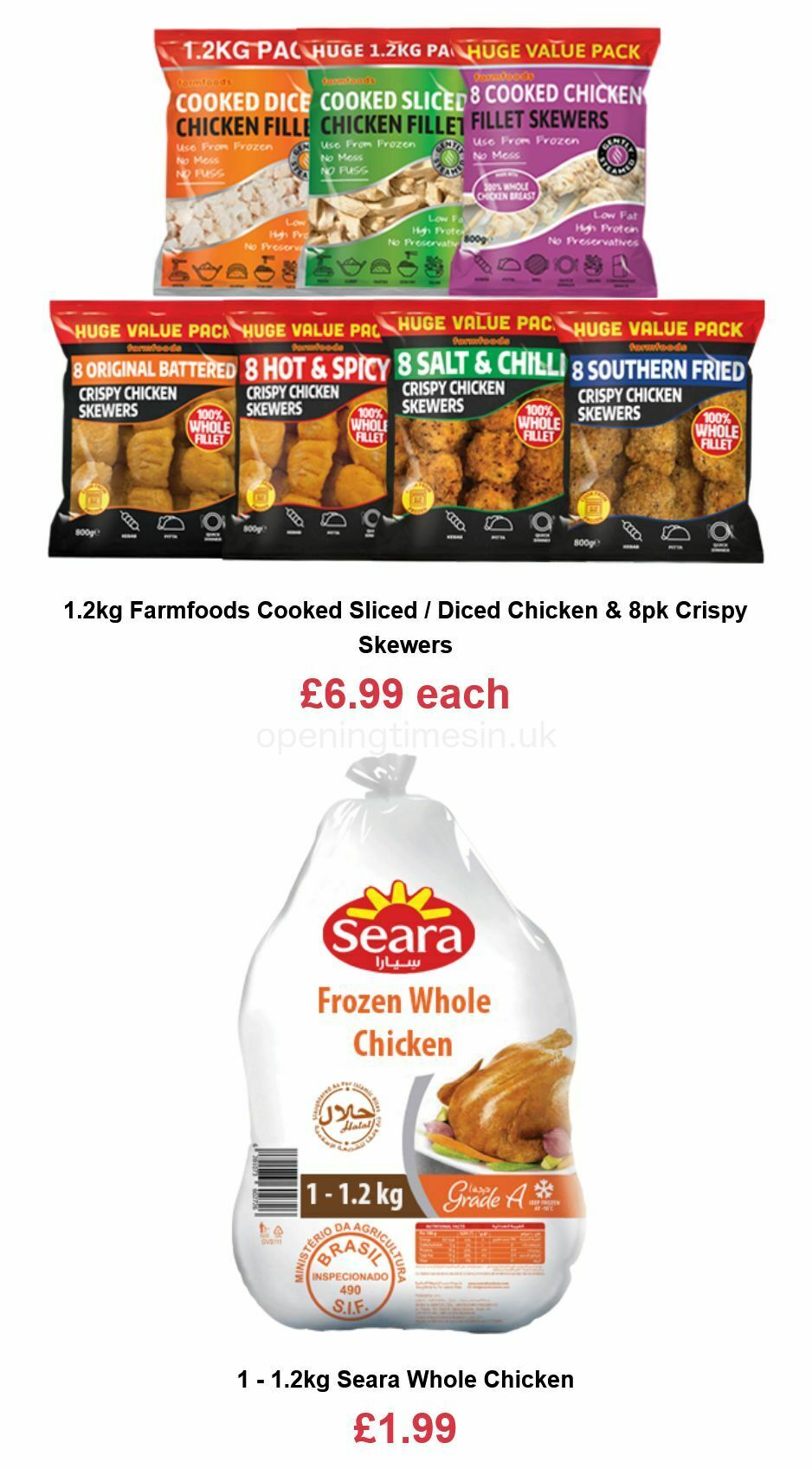 Farmfoods Offers from 3 January