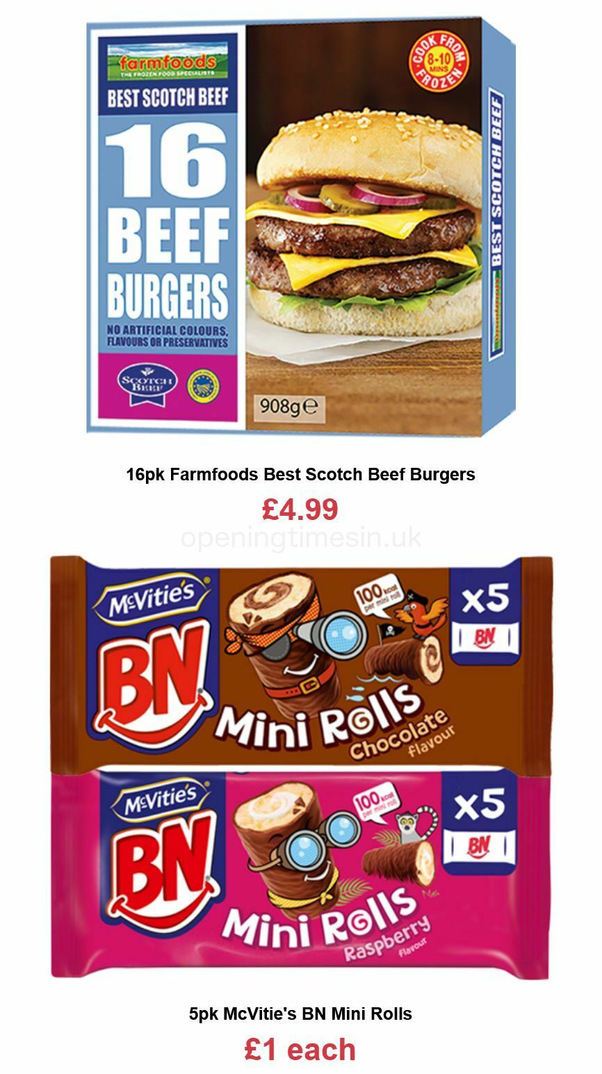 Farmfoods Offers from 24 May