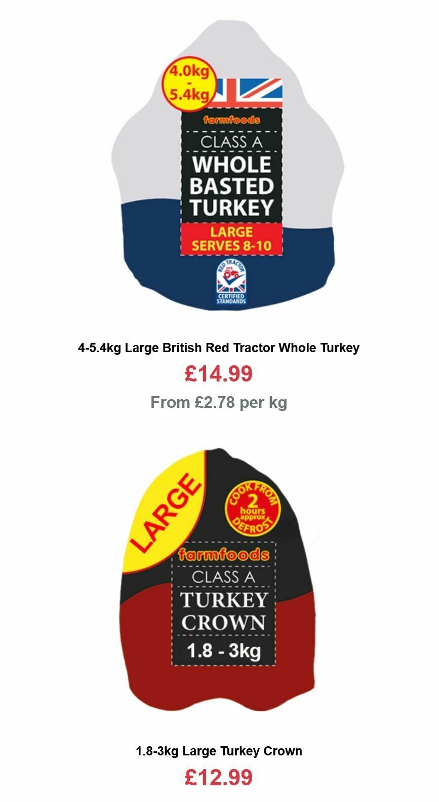 Farmfoods Offers from 20 December