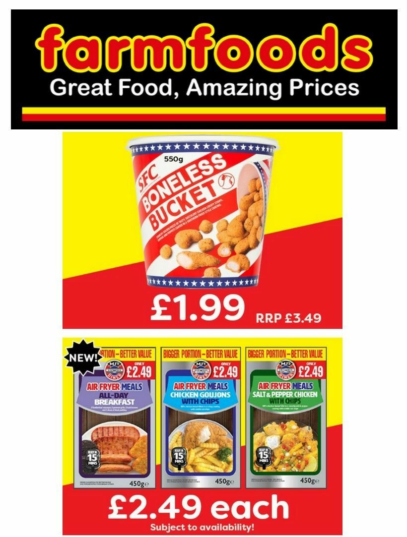 Farmfoods Offers from 4 May