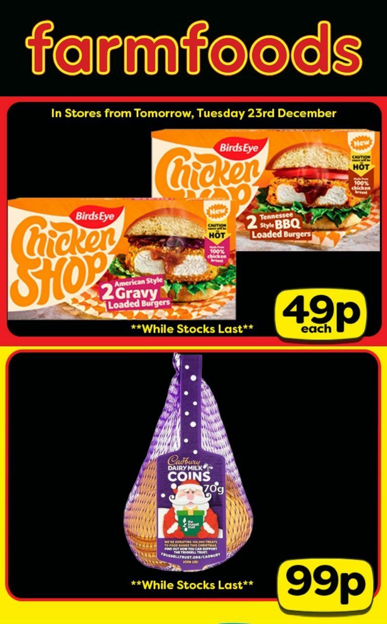 Farmfoods Offers from 23 December