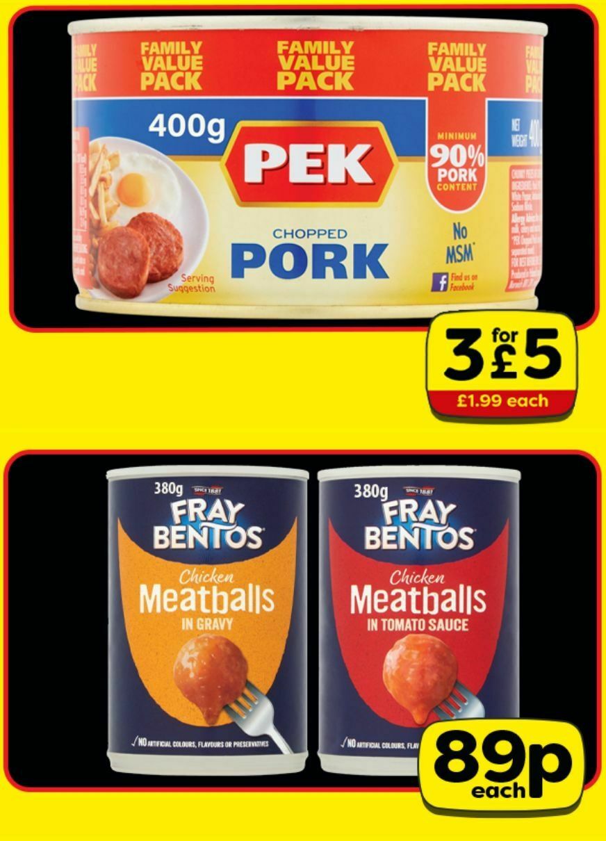 Farmfoods Offers from 3 January