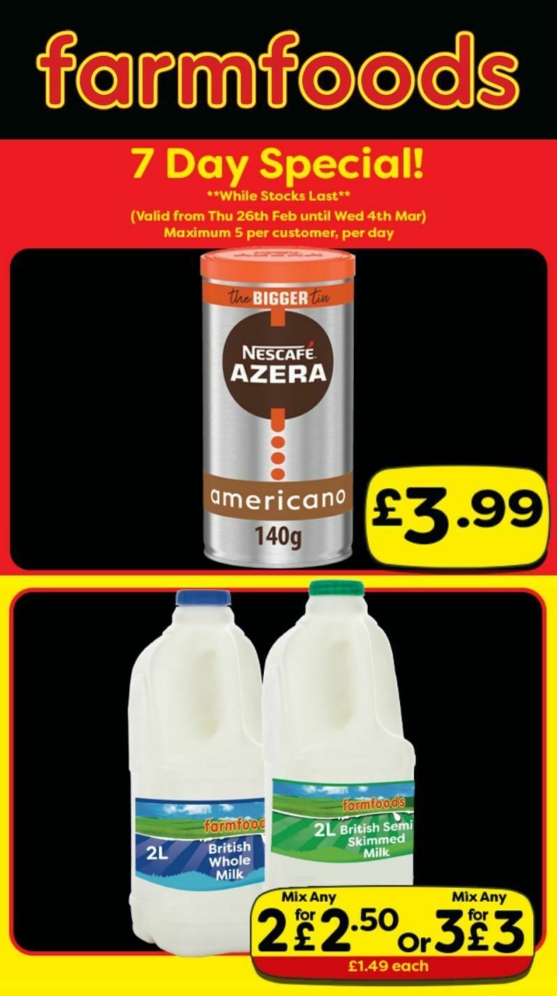 Farmfoods Offers from 26 February