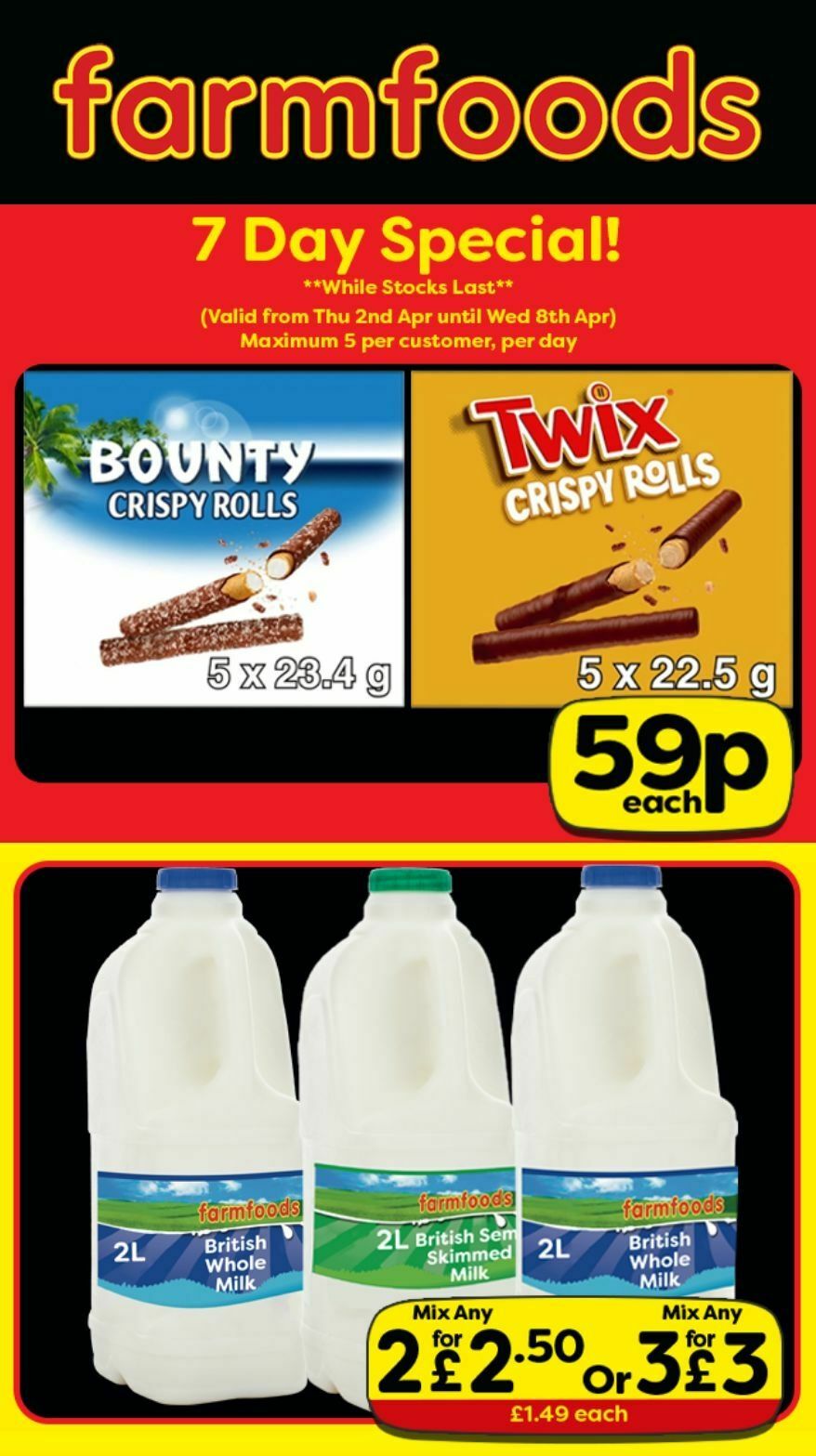 Farmfoods Offers from 2 April