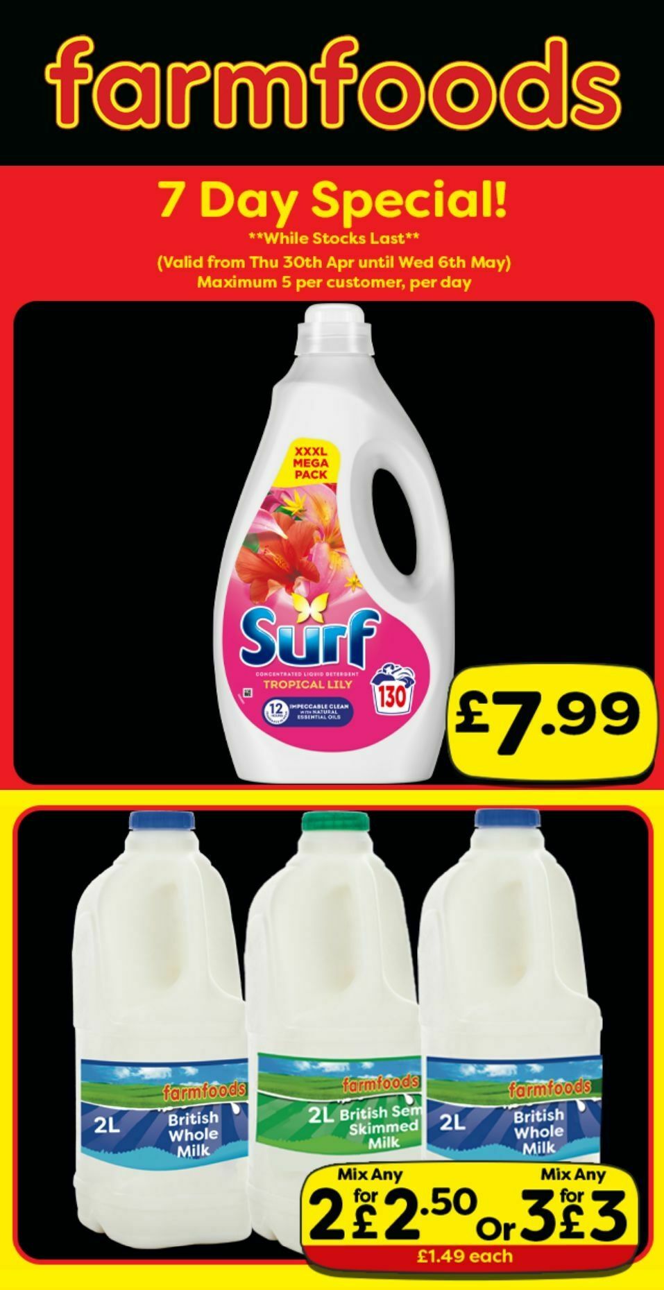 Farmfoods Offers from 30 April