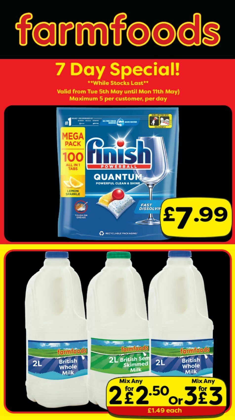 Farmfoods Offers from 5 May