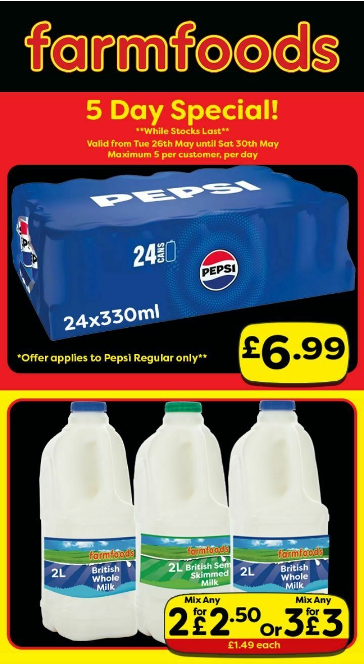 Farmfoods Offers from 26 May