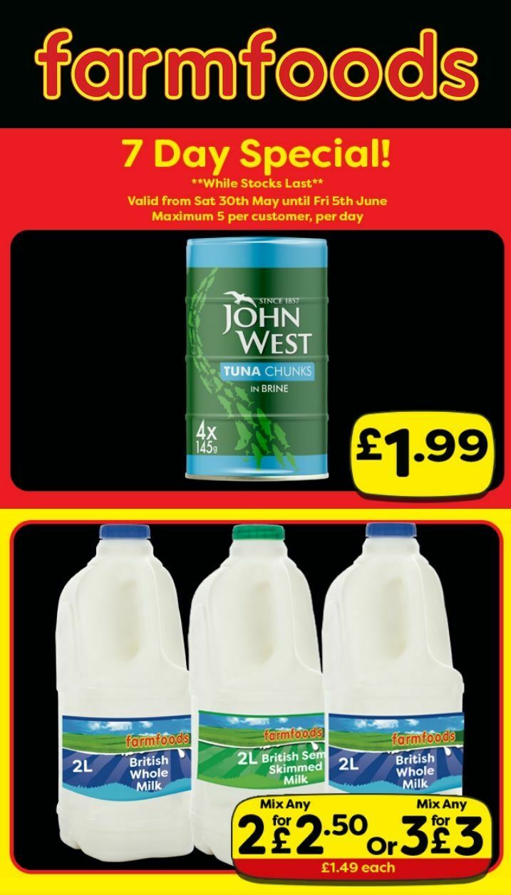 Farmfoods Offers from 30 May