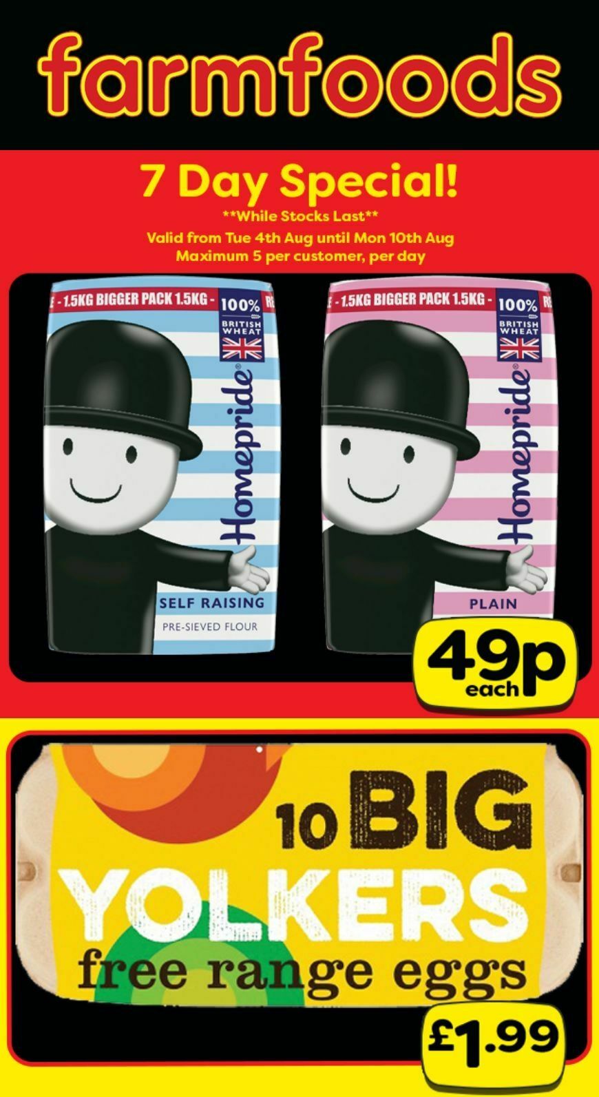 Farmfoods Offers from 4 August
