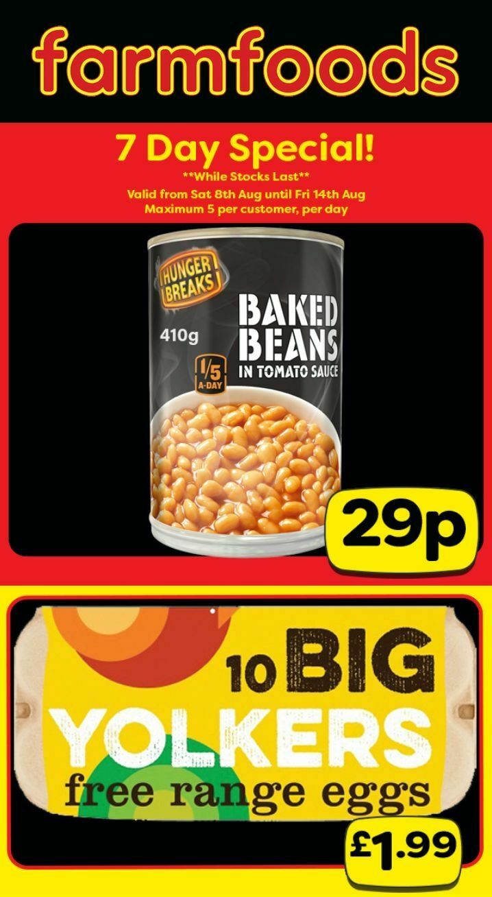 Farmfoods Offers from 8 August