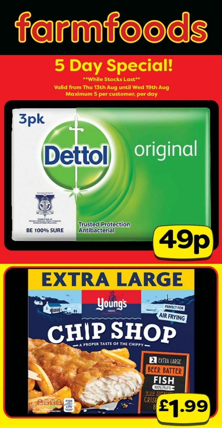 Farmfoods Offers from 13 August
