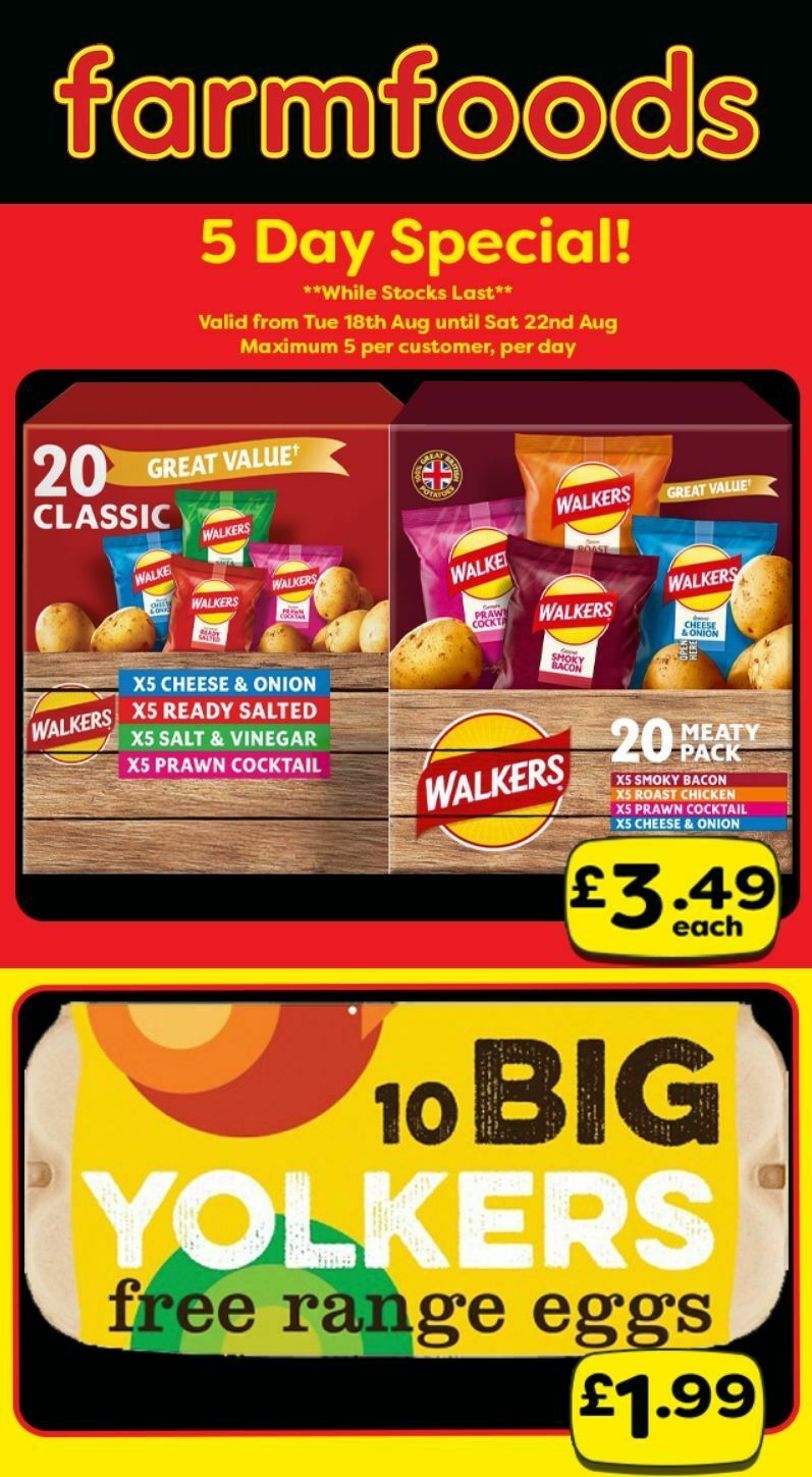 Farmfoods Offers from 18 August