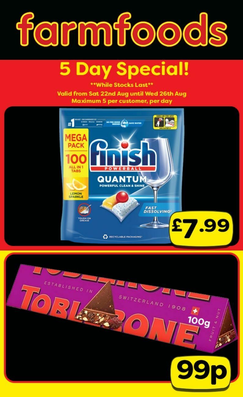 Farmfoods Offers from 22 August