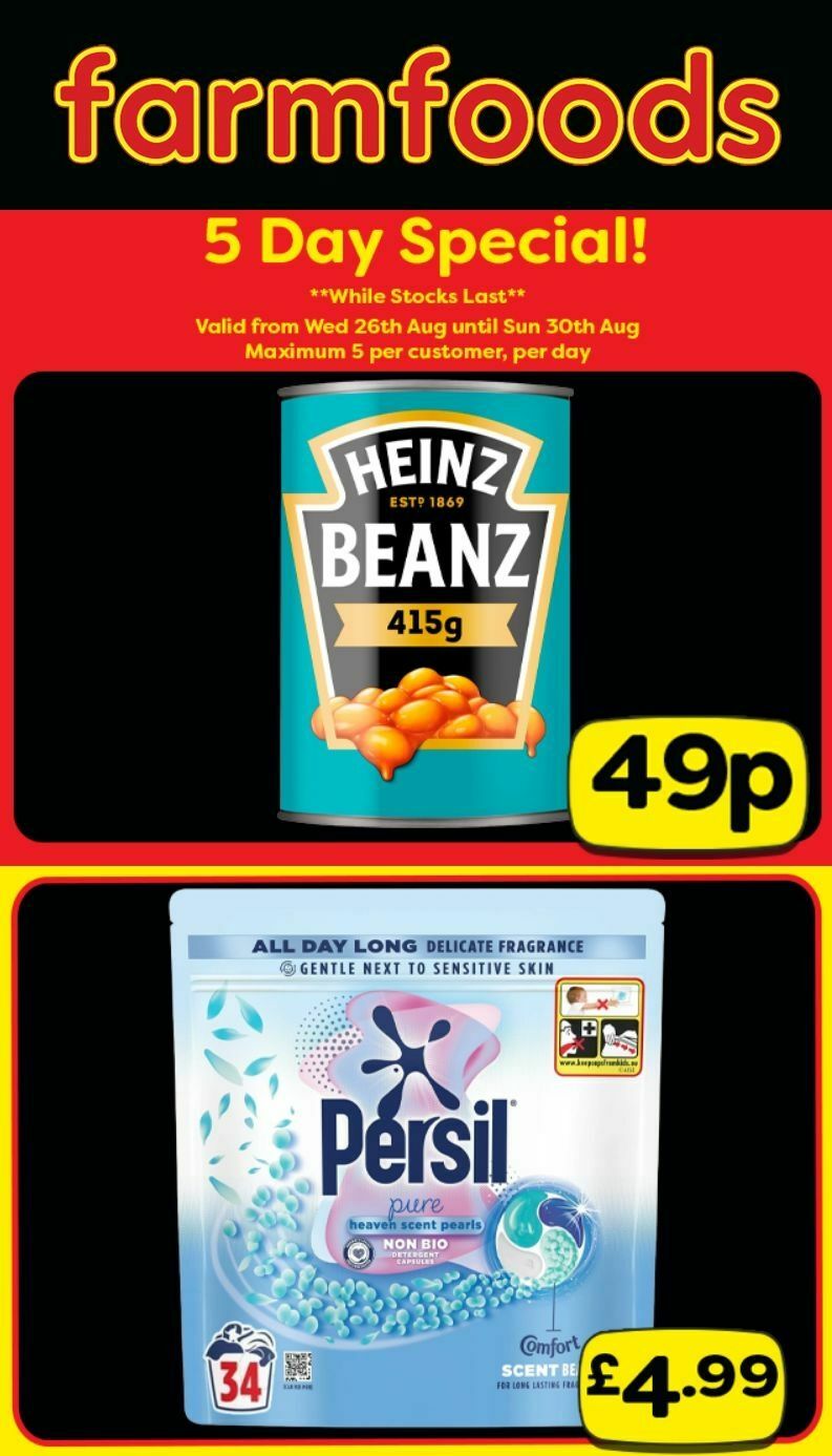 Farmfoods Offers from 26 August