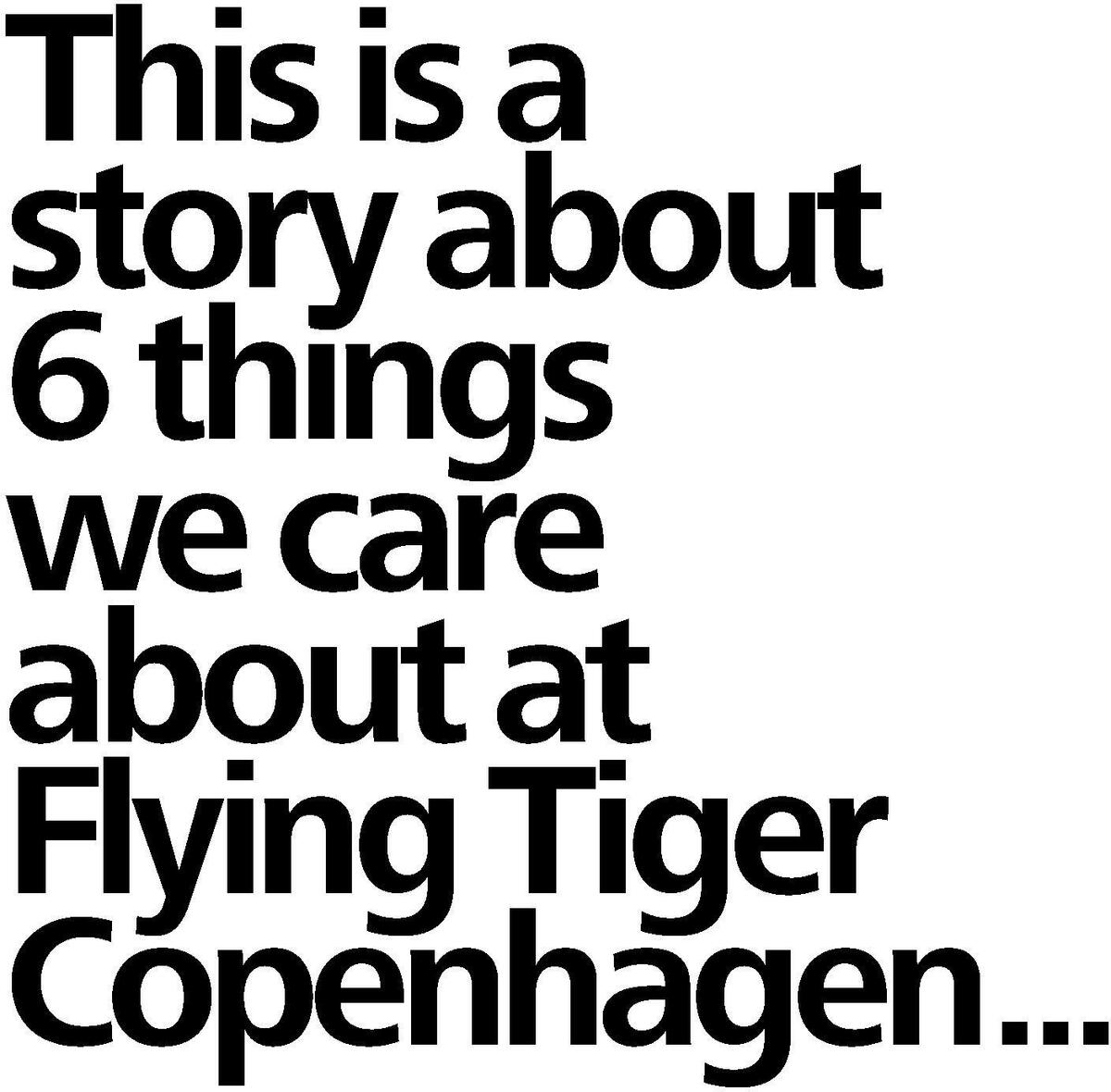 Flying Tiger Copenhagen Offers from 24 April