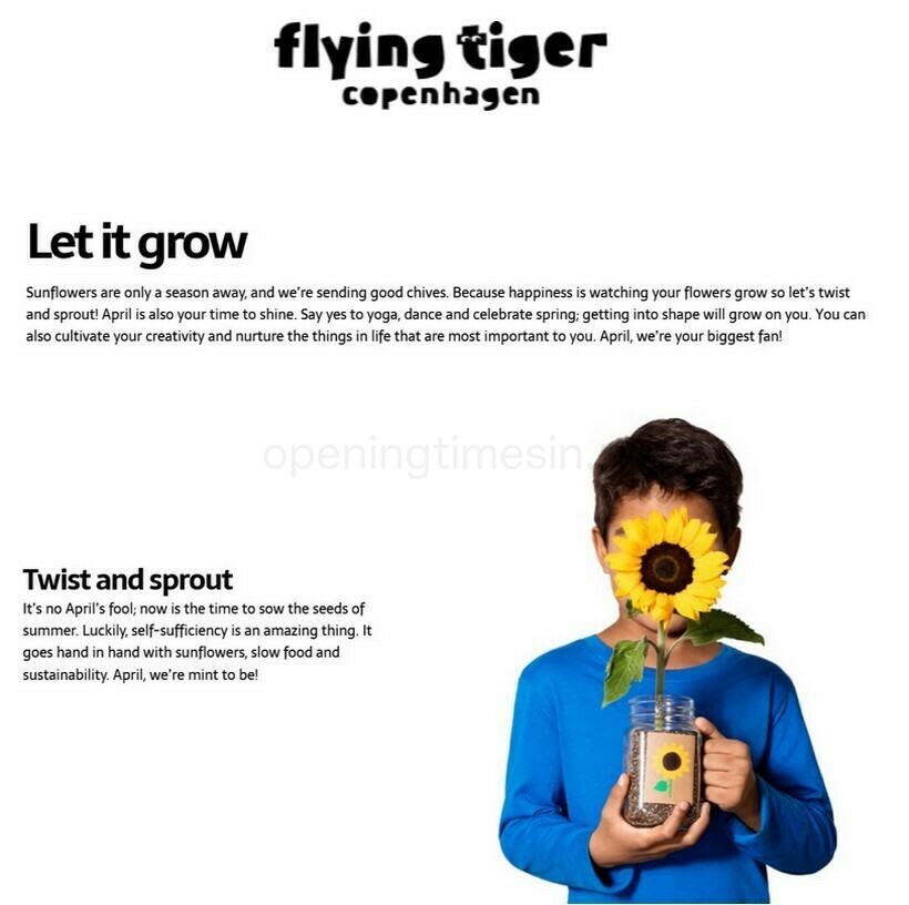 Flying Tiger Copenhagen Offers from 1 April