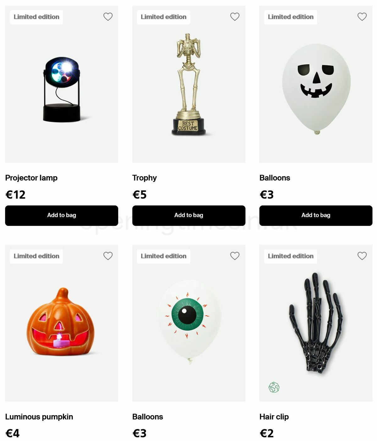 Flying Tiger Copenhagen Halloween Offers from 22 September