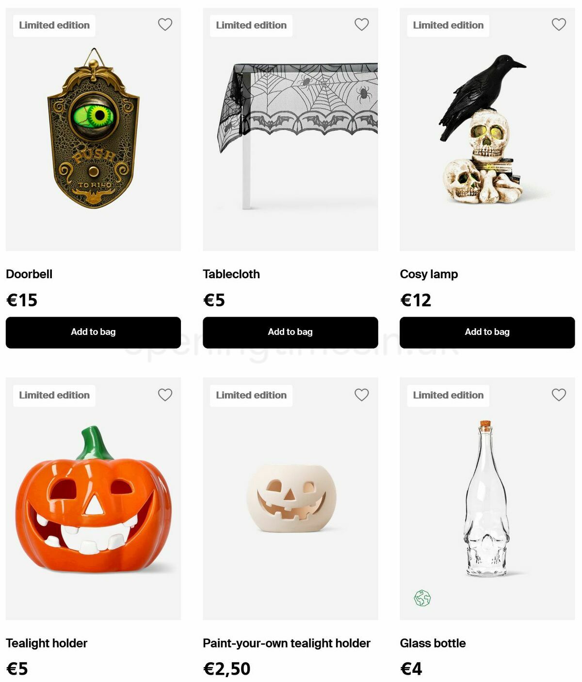 Flying Tiger Copenhagen Halloween Offers from 22 September