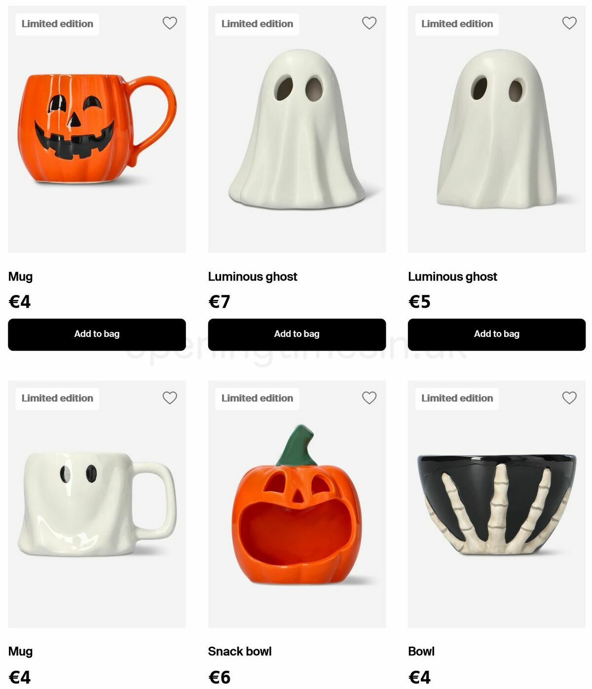 Flying Tiger Copenhagen Halloween Offers from 22 September