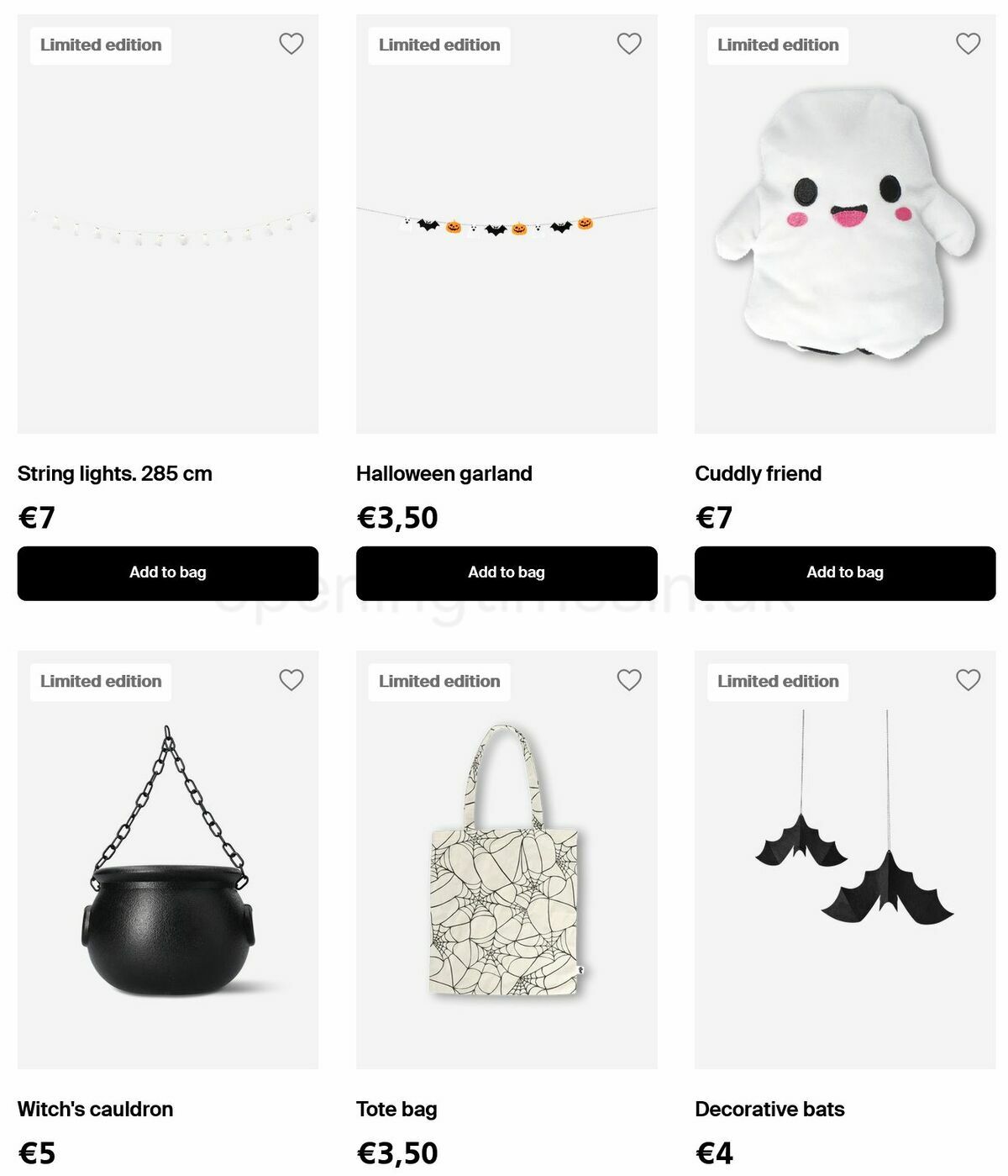 Flying Tiger Copenhagen Halloween Offers from 22 September