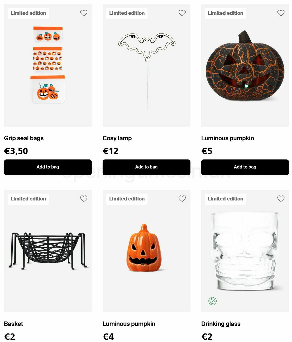 Flying Tiger Copenhagen Halloween Offers from 22 September