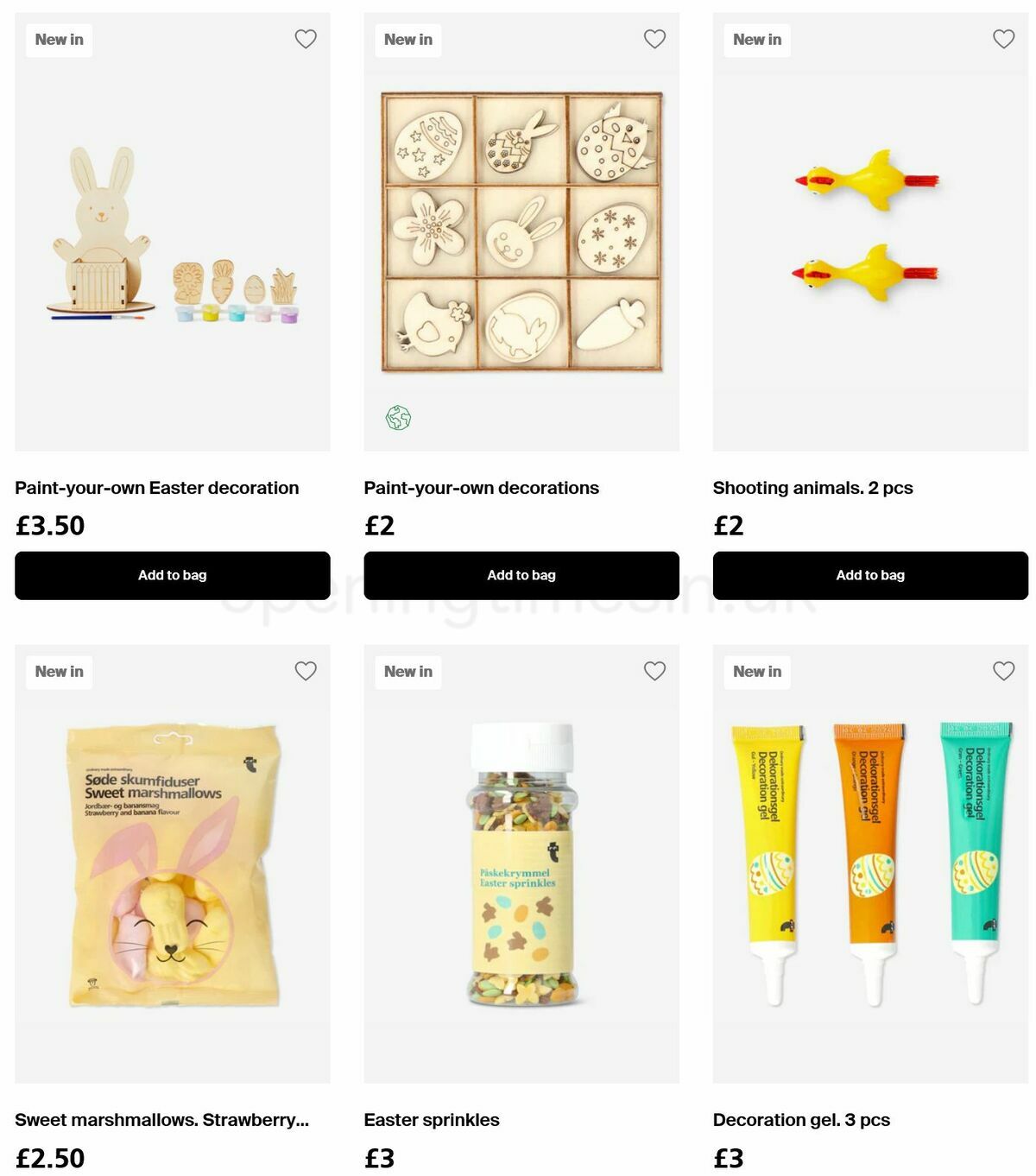 Flying Tiger Copenhagen Easter Offers from 12 February