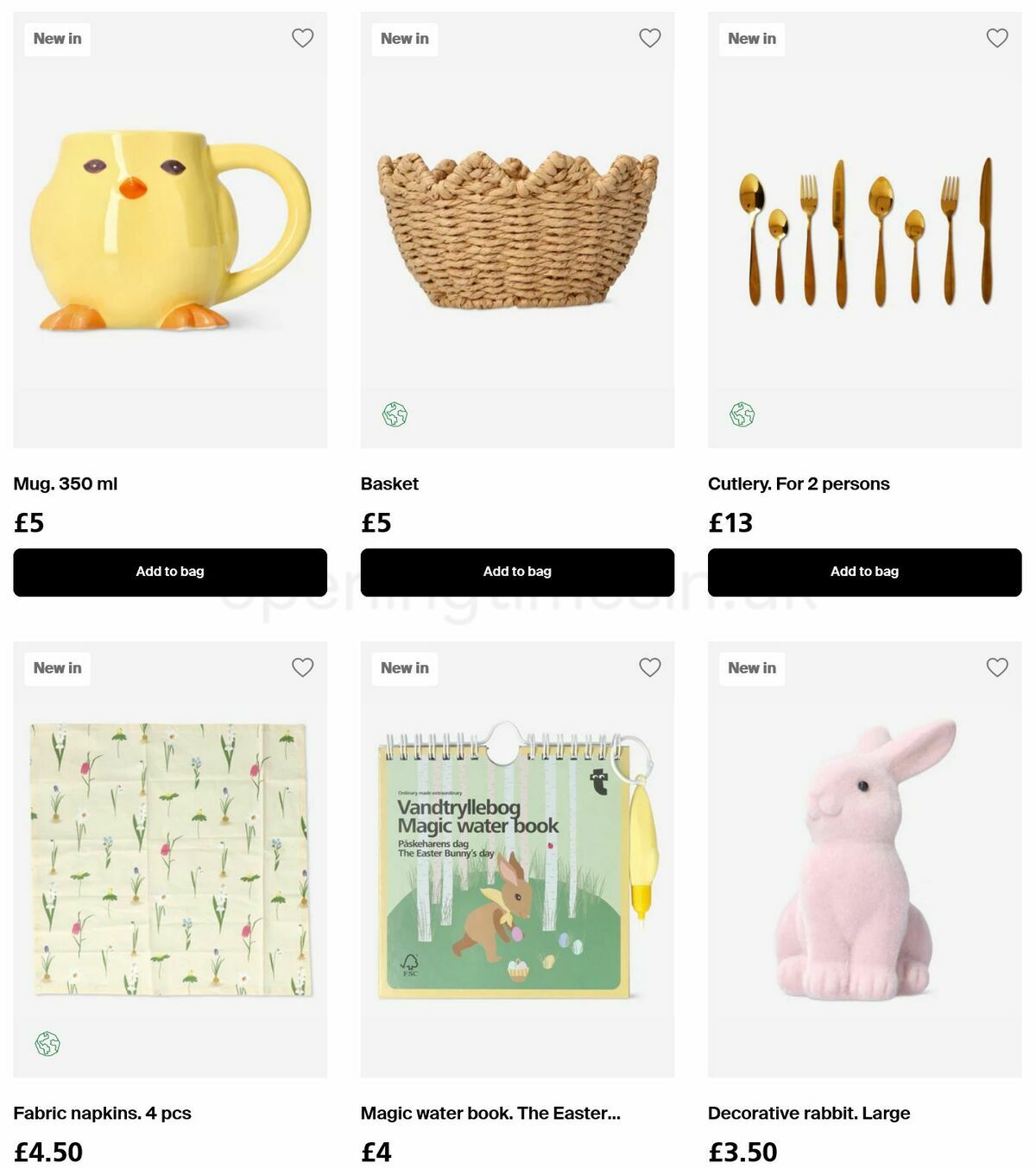 Flying Tiger Copenhagen Easter Offers from 12 February