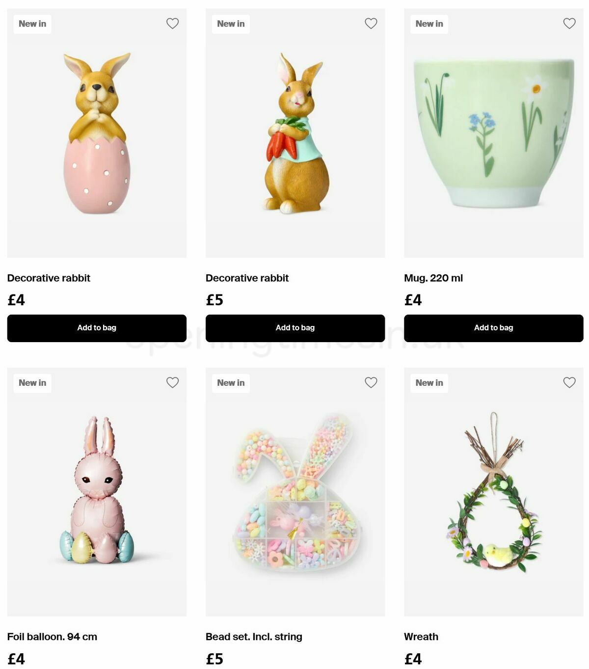 Flying Tiger Copenhagen Easter Offers from 12 February