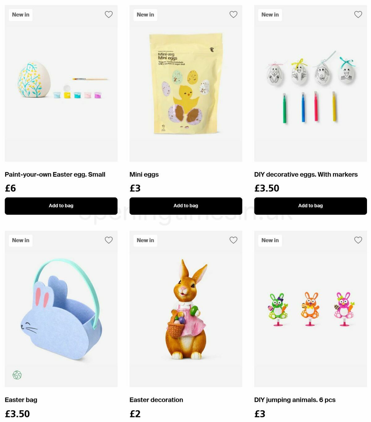 Flying Tiger Copenhagen Easter Offers from 12 February