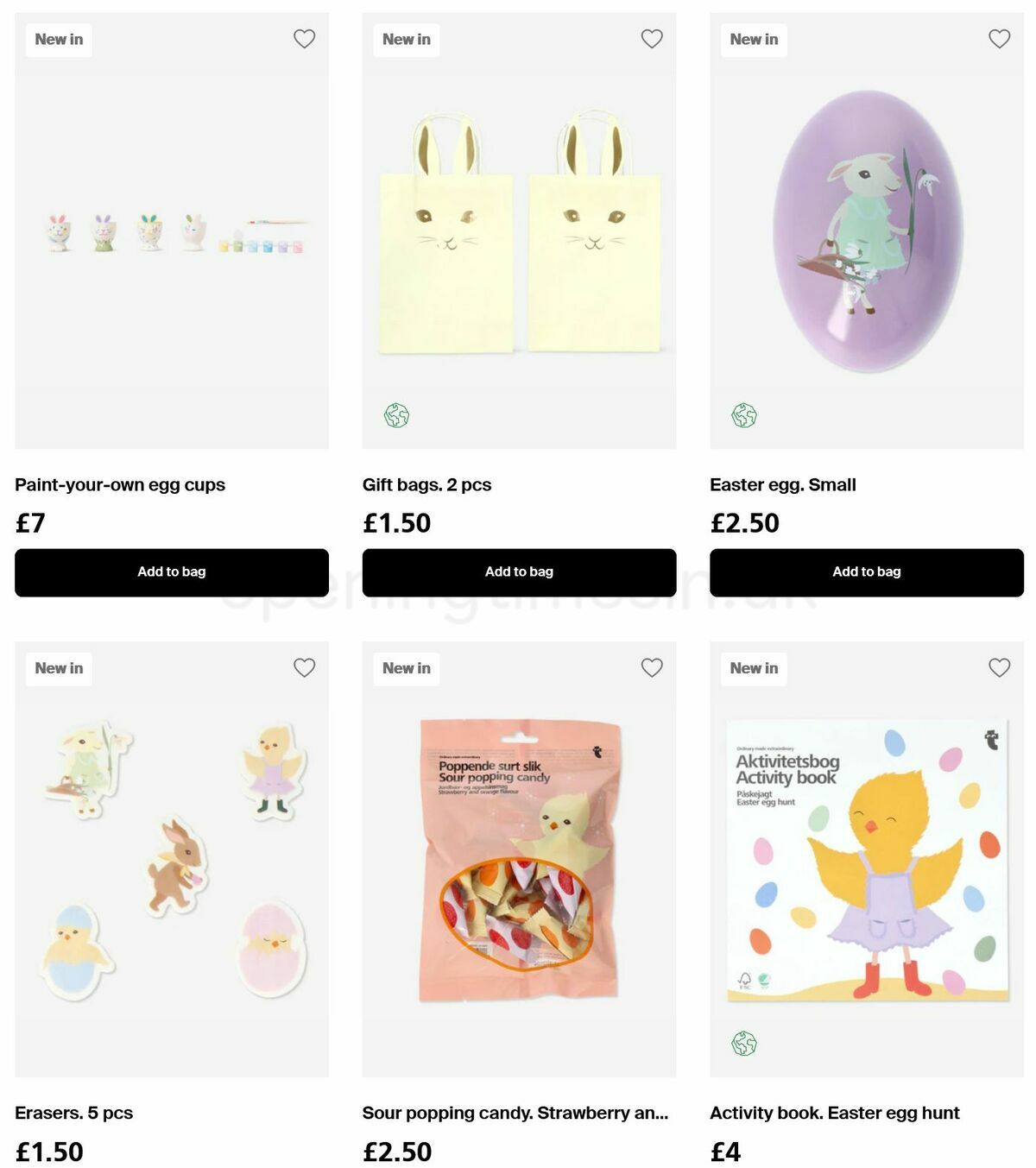 Flying Tiger Copenhagen Easter Offers from 12 February