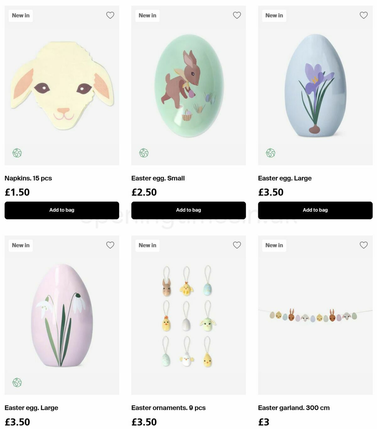 Flying Tiger Copenhagen Easter Offers from 12 February