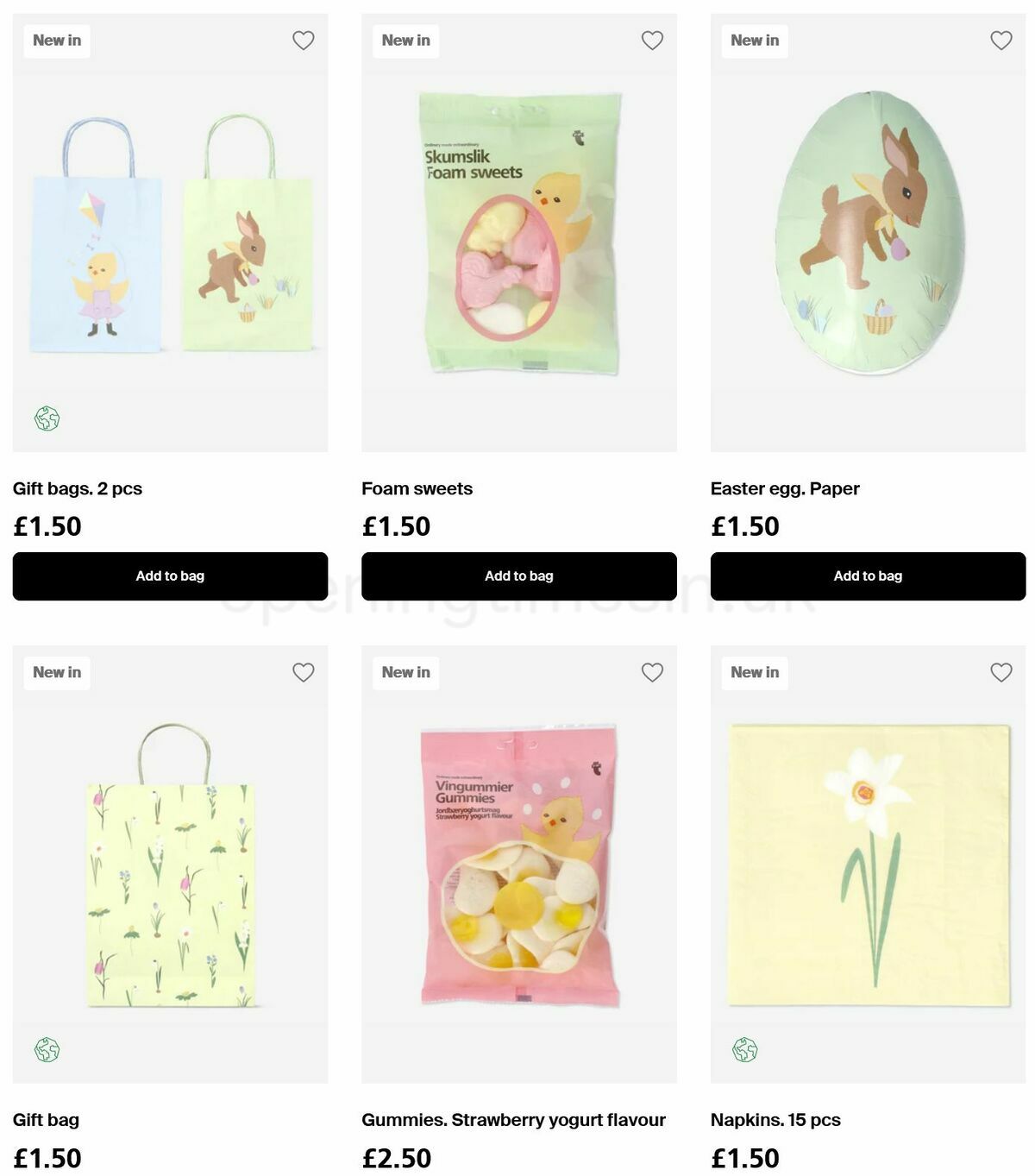 Flying Tiger Copenhagen Easter Offers from 12 February