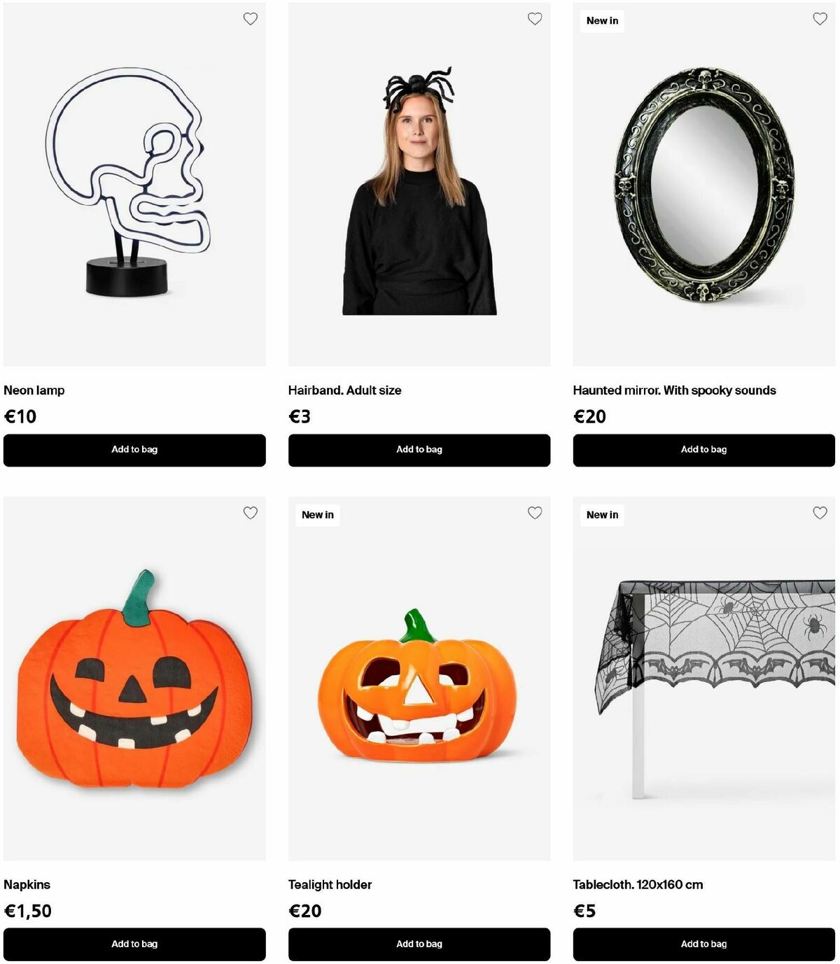 Flying Tiger Copenhagen Halloween Offers from 15 August
